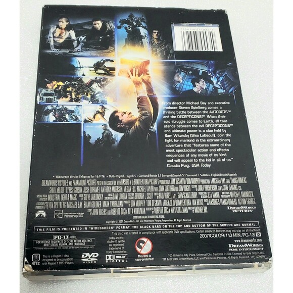 Transformers & GI Joe 4-Movie DVD Blu-ray Lot - Plays, Some Scratches - Picture 9 of 12